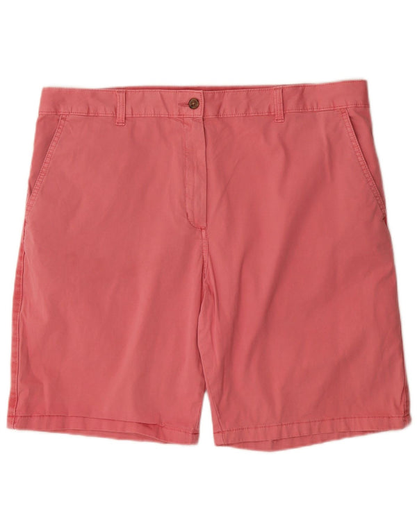 Marks & Spencer Damen Chinoshorts UK 18 XL W38 Rosa Baumwolle