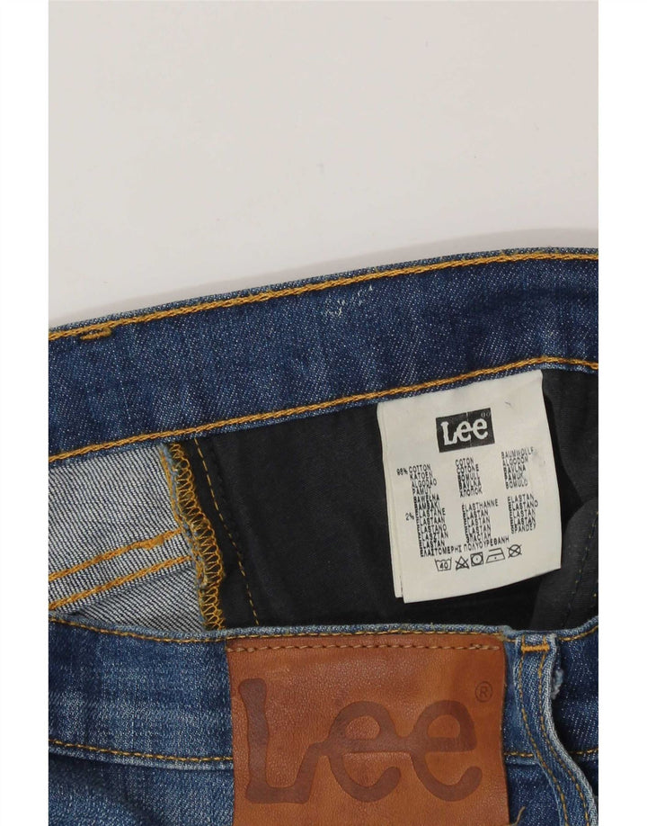 Lee Herren Daren Straight Jeans W32 L31 Blaue Baumwolle