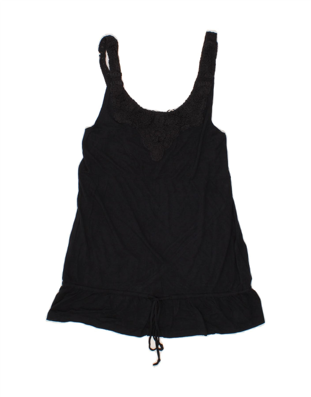 MARLBORO CLASSICS Womens Cami Top UK 14 Large Navy Blue Viscose Vintage Marlboro Classics and Second-Hand Marlboro Classics from Messina Hembry 