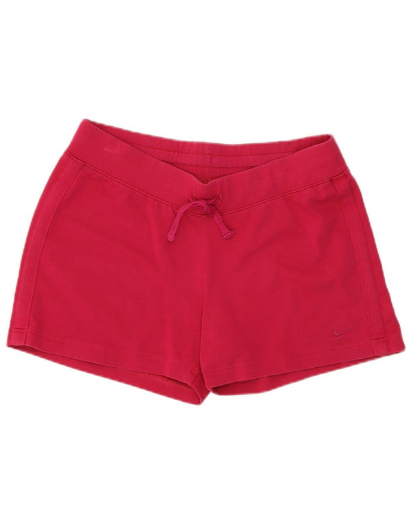 Nike Damen Sportshorts UK 14 Mittelrosa Baumwolle