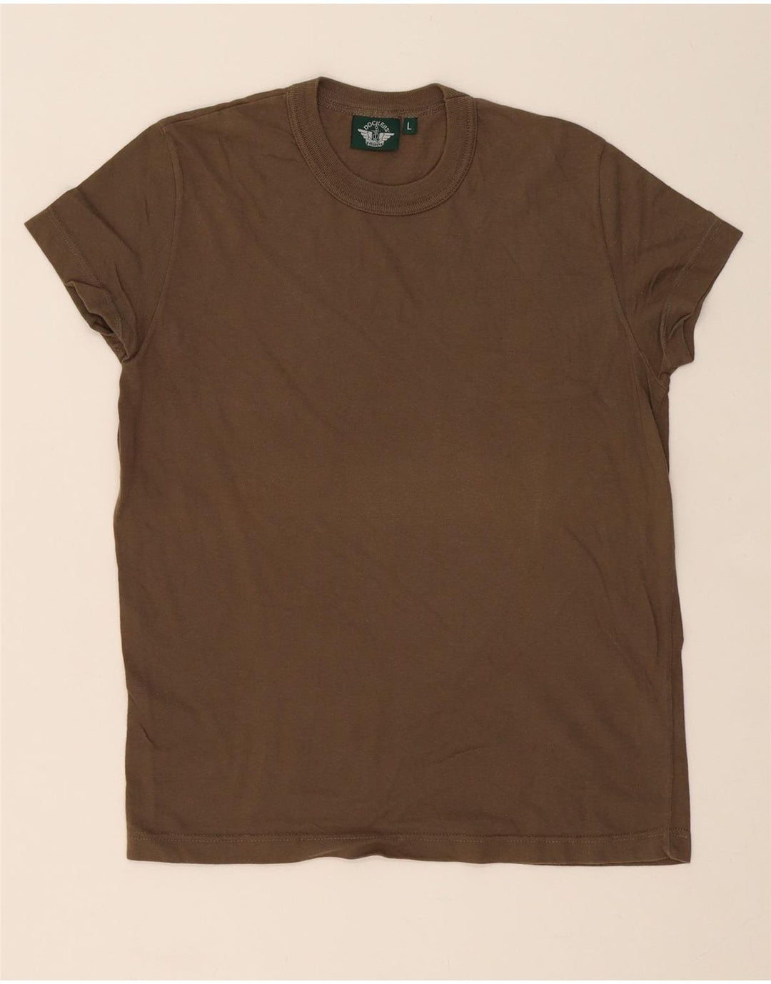 DOCKERS Boys T-Shirt Top 15-16 Years Large  Khaki Vintage Dockers and Second-Hand Dockers from Messina Hembry 