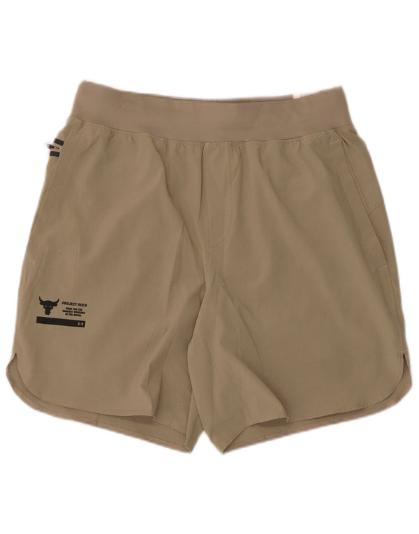 Under Armour Herren Sportshorts Medium Khaki Polyester