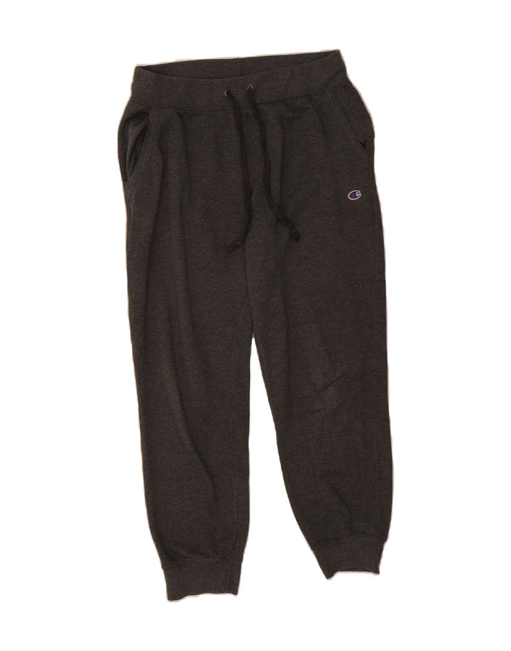 CHAMPION Womens Tracksuit Trousers Joggers UK 14 Large  Grey Polyester Vintage Champion and Second-Hand Champion from Messina Hembry 