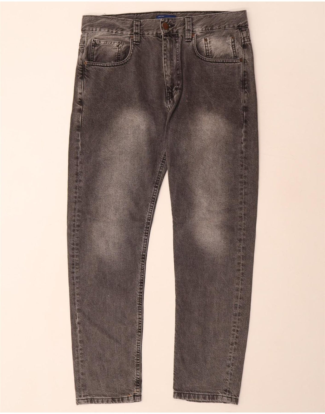 ZARA Herren Slim Jeans EU 40 Mittel W31 L29 Grau Baumwolle