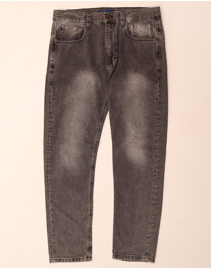 ZARA Herren Slim Jeans EU 40 Mittel W31 L29 Grau Baumwolle