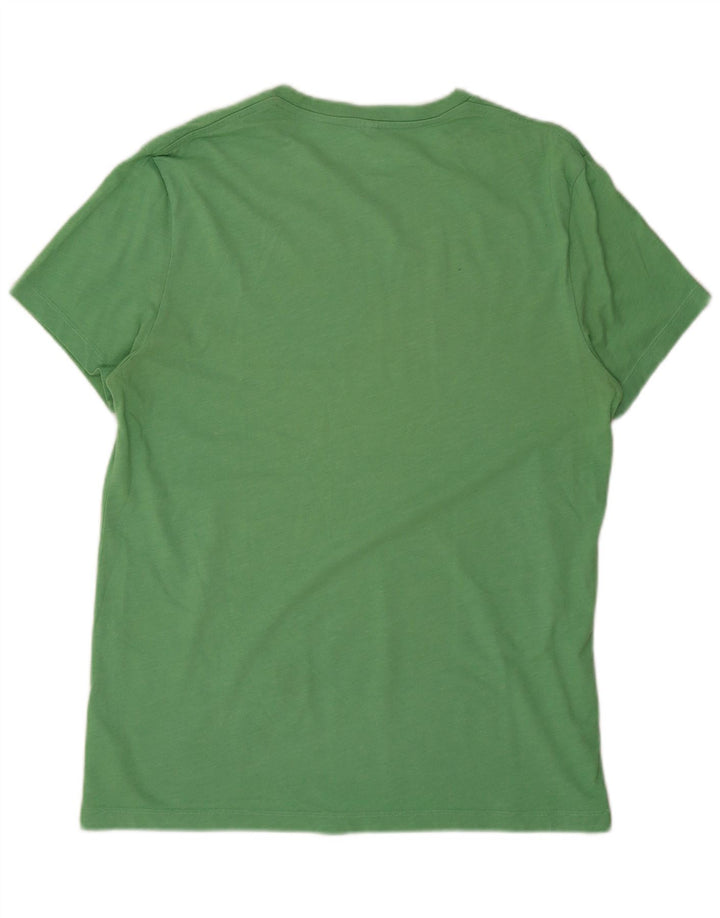 Jack Wills Herren-T-Shirt aus mittelgrüner Baumwolle