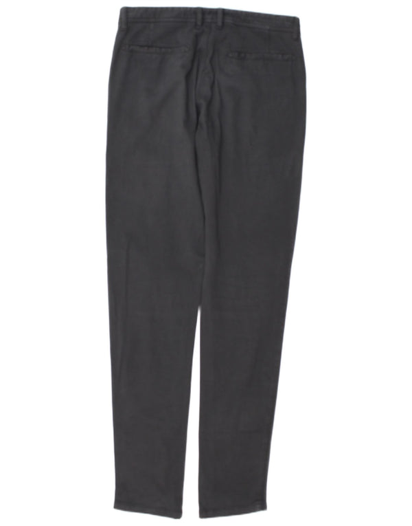 Armani Collezioni Damen Skinny Chino Hose IT 46 Large W32 L35 Grau