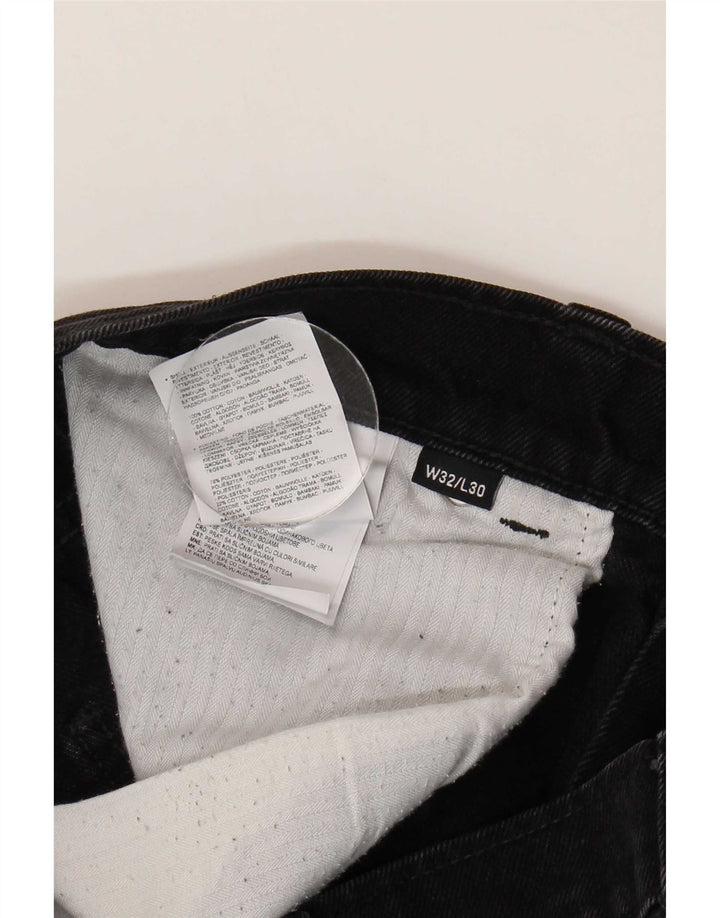 Dickies Herren Straight Jeans W32 L30 Schwarze Baumwolle