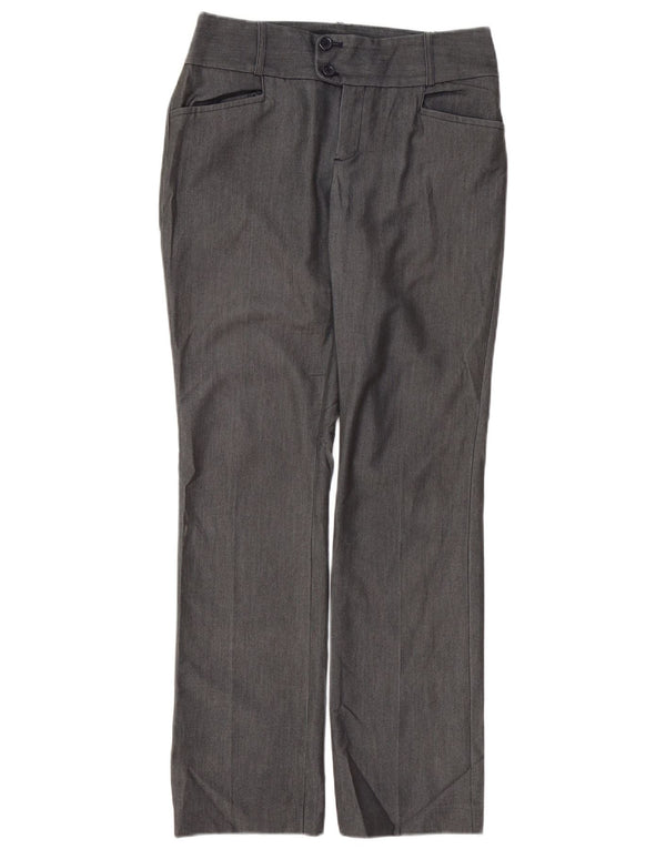 CALVIN KLEIN Damen gerade Freizeithose US 6 Medium W32 L32 Grau