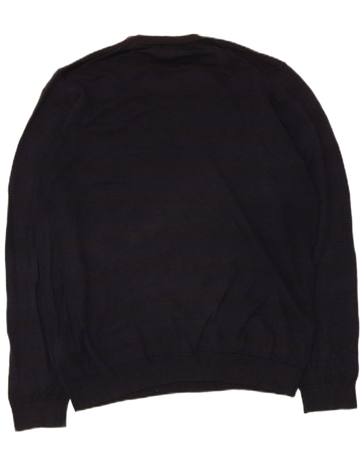 Marks & Spencer Herren Autograph Pullover mit Rundhalsausschnitt, mittelgroß, Marineblau