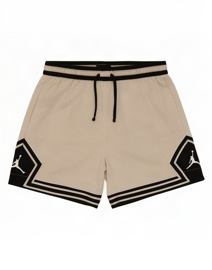 Jordan Herren Sportshorts 2XL Beige Colourblock Polyester