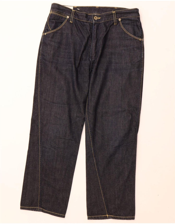DONDUP Womens Straight Jeans W28 L26 Navy Blue Cotton