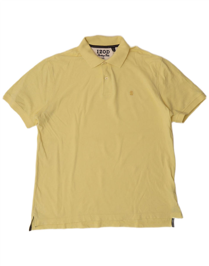 Izod Herren-Poloshirt, groß, gelbe Baumwolle