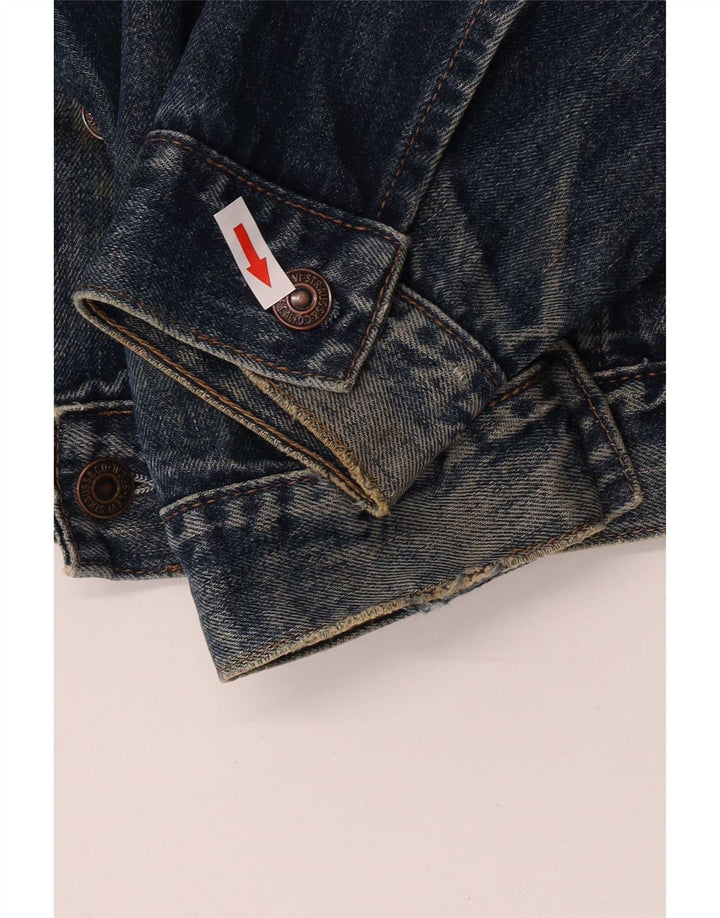 Levi's Herren 70503 Jeansjacke UK 40 Large Blau Baumwolle