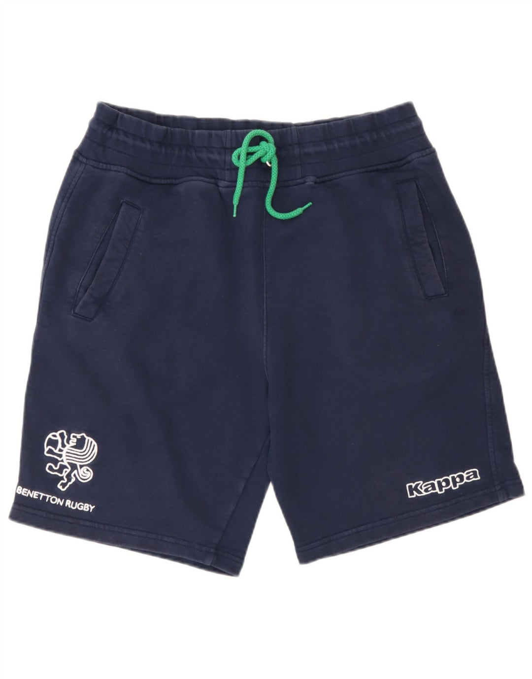 Kappa Herren Graphic Sport Shorts Große marineblaue Baumwolle