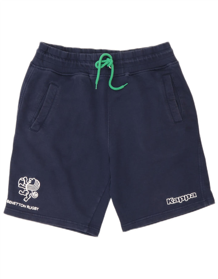Kappa Herren Graphic Sport Shorts Große marineblaue Baumwolle