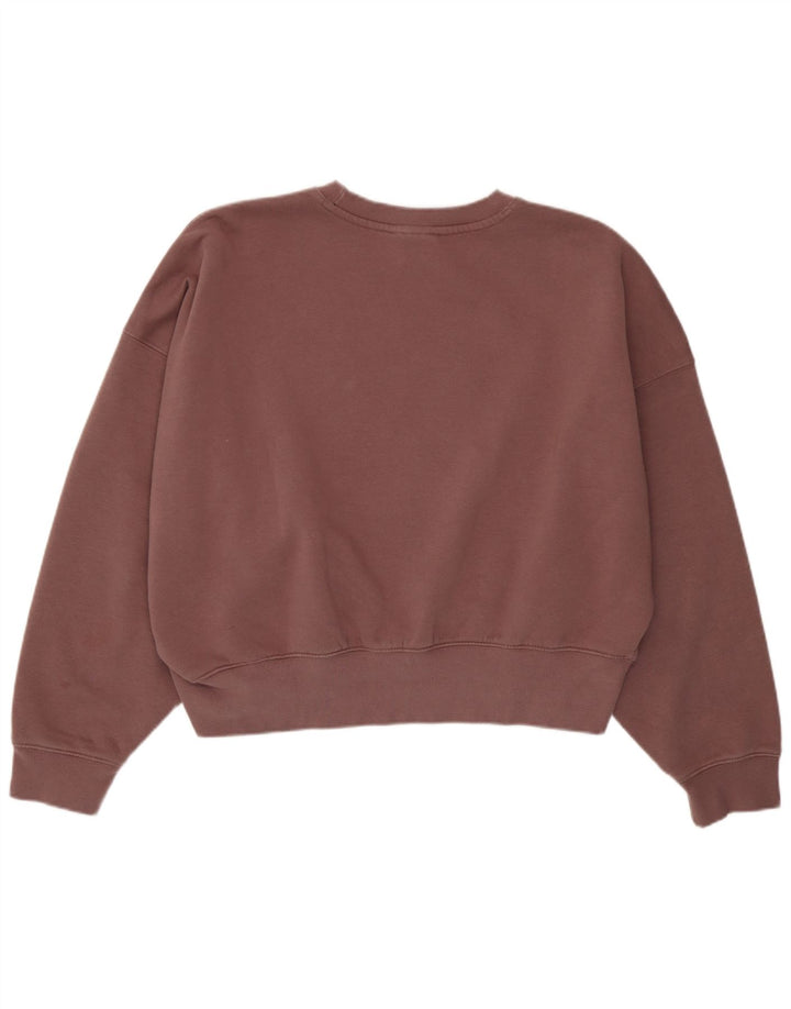Adidas Damen-Sweatshirt in Übergröße, Größe UK 12, mittellila, Baumwolle
