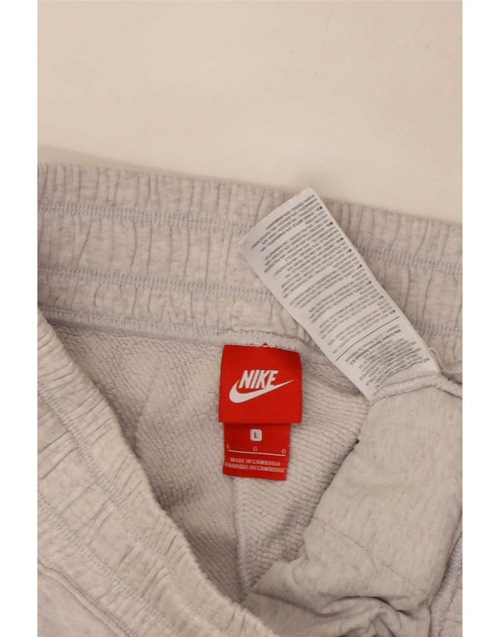 Nike Herren-Trainingsanzughose mit Grafik, Größe L, Baumwolle, Grau