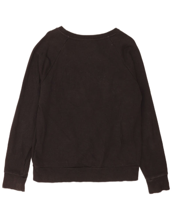 French Connection Damen-Sweatshirt in Übergröße, Gr. 6, XS, Schwarz mit Blumenmuster