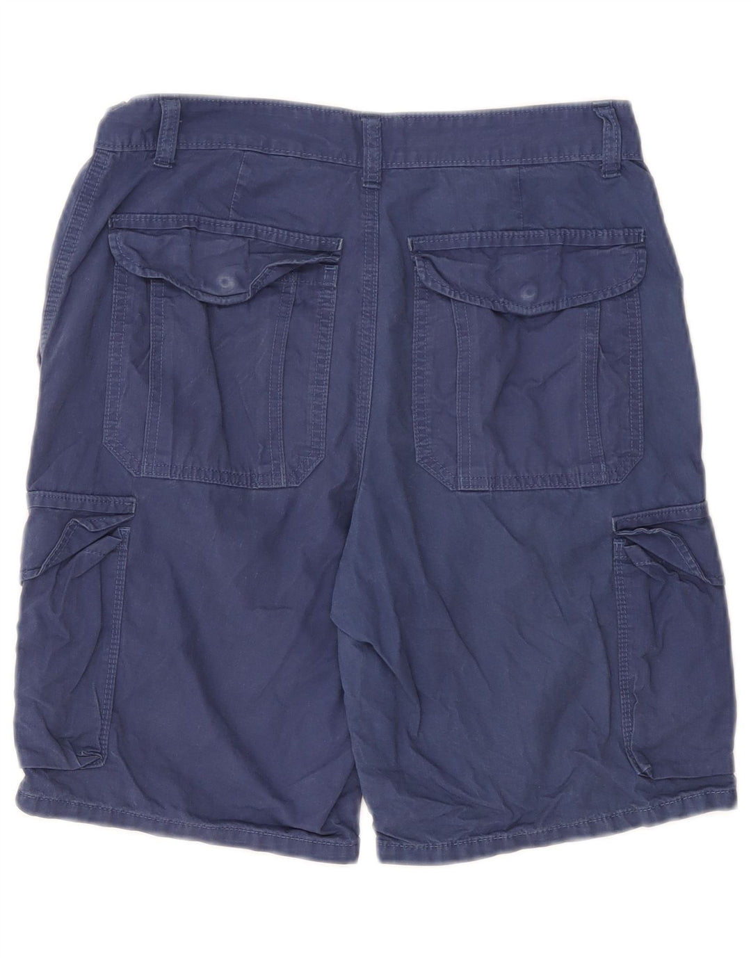 MARKS & SPENCER Herren-Cargoshorts mit normaler Passform, W30, mittelblaue Baumwolle