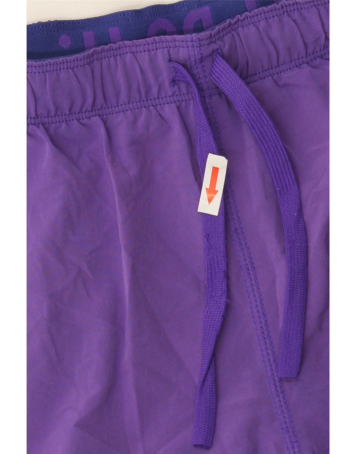 Nike Damen Dri Fit Sport Shorts UK 14 Medium Lila Polyester