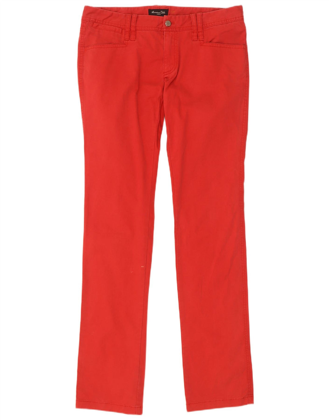 Massimo Dutti Damen Slim Freizeithose EU 40 Medium W30 L34 Rot