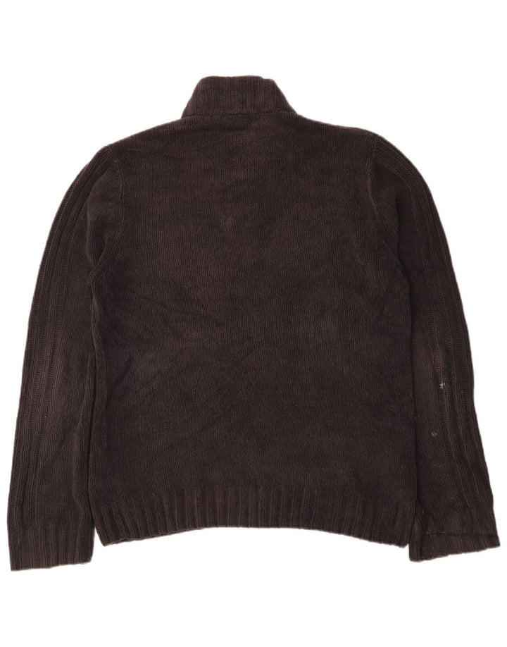 M&Co Herren-Pullover mit Knopfkragen, groß, grau, Polyester