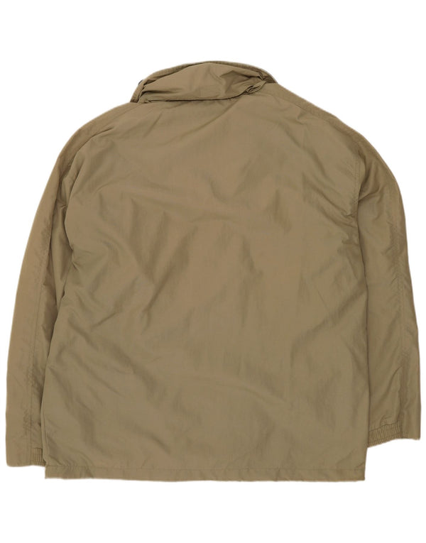 Diadora Herren-Regenjacke mit Kapuze, UK 40, Größe L, Khaki, Sport