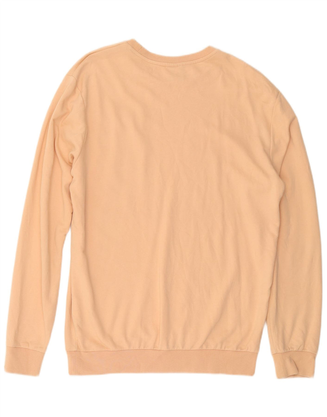 PUMA Damen Übergroßer Sweatshirt-Pullover UK 14 Mittelgelbe Baumwolle
