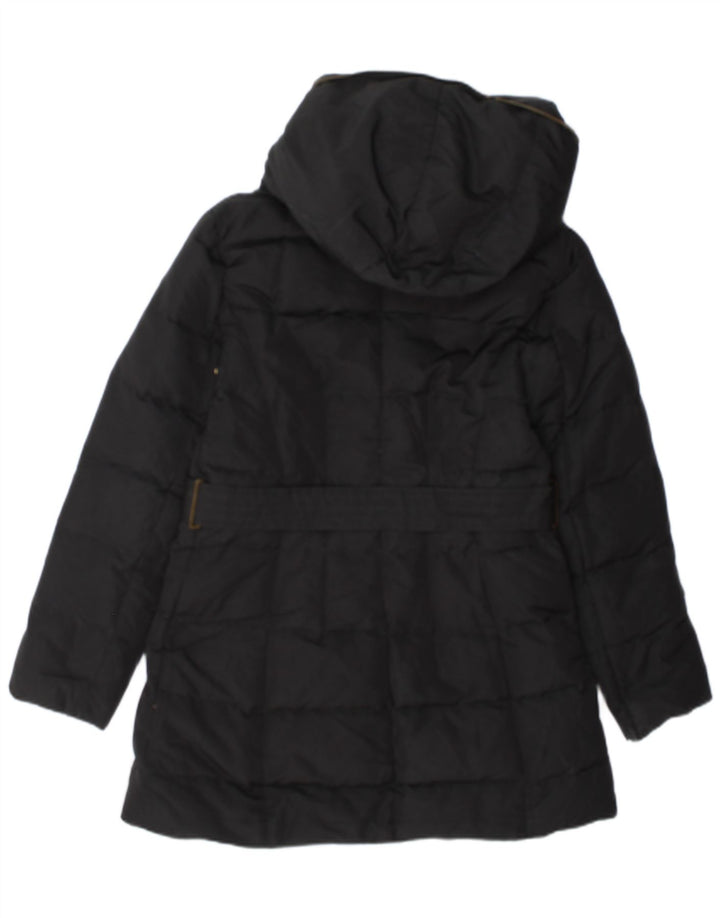 Zara Damen Kapuzenmantel, gepolstert, Gr. 14, Schwarz