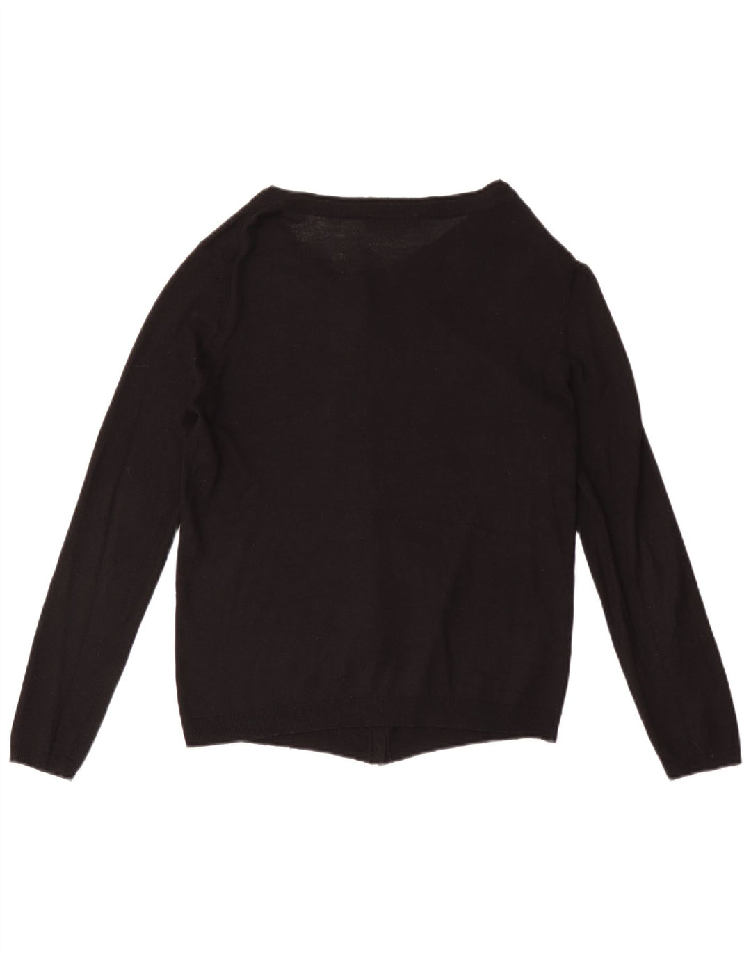 Zara Damen Strickjacke UK 12 Medium Schwarz