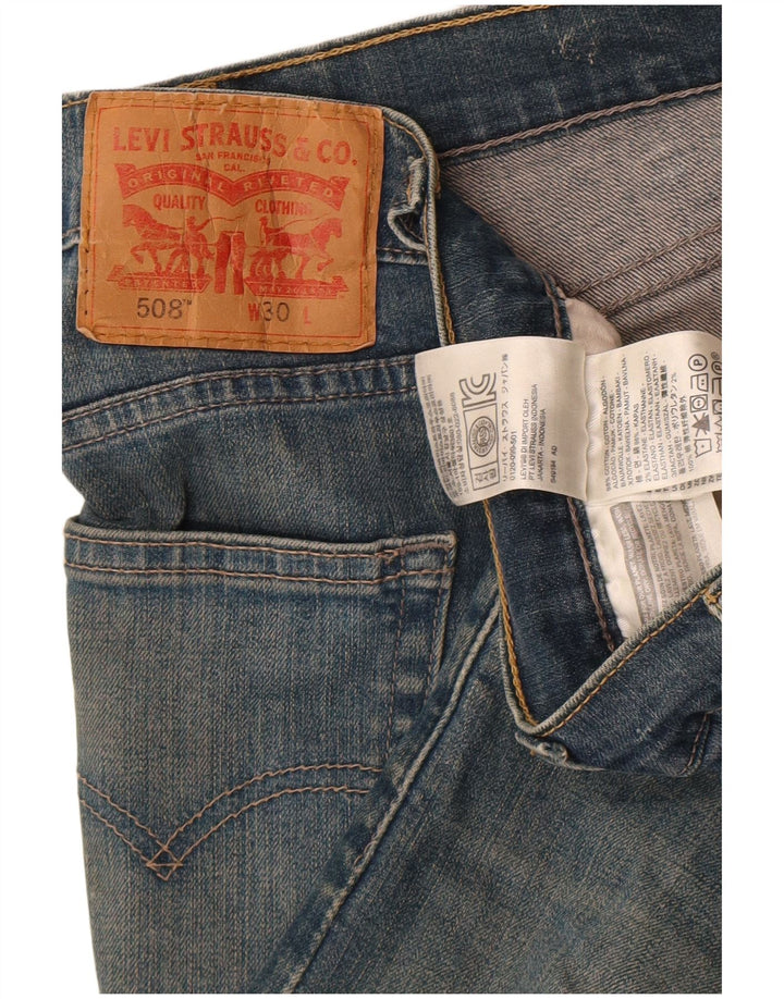 Levi's Herren 508 Denim Shorts W30 mittelblaue Baumwolle