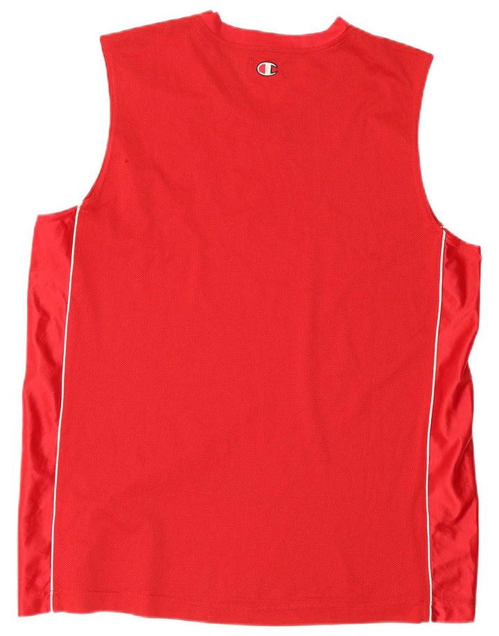 Champion Herren Weste Top XL Rot Polyester