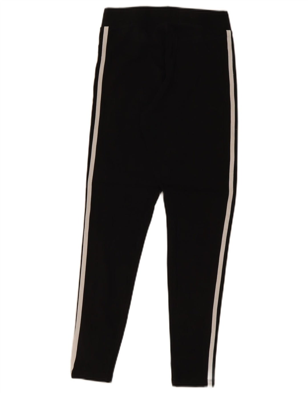 Adidas Damen Leggings UK 8 Small Schwarz Baumwolle