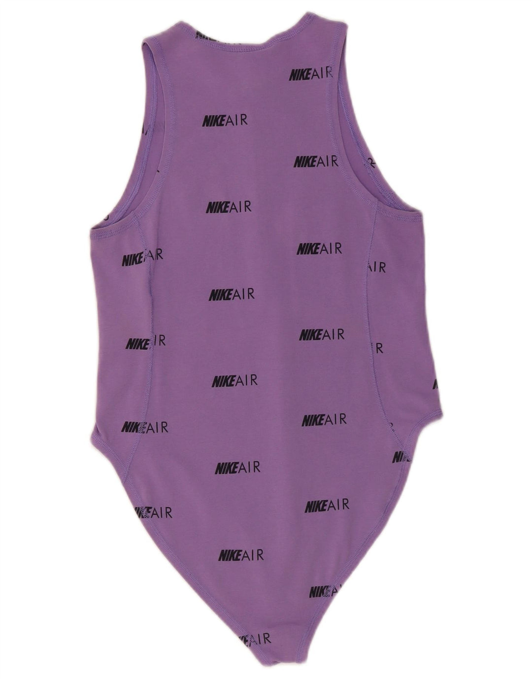Nike Womens Graphic Bodysuit UK 12 Mittellila Baumwolle