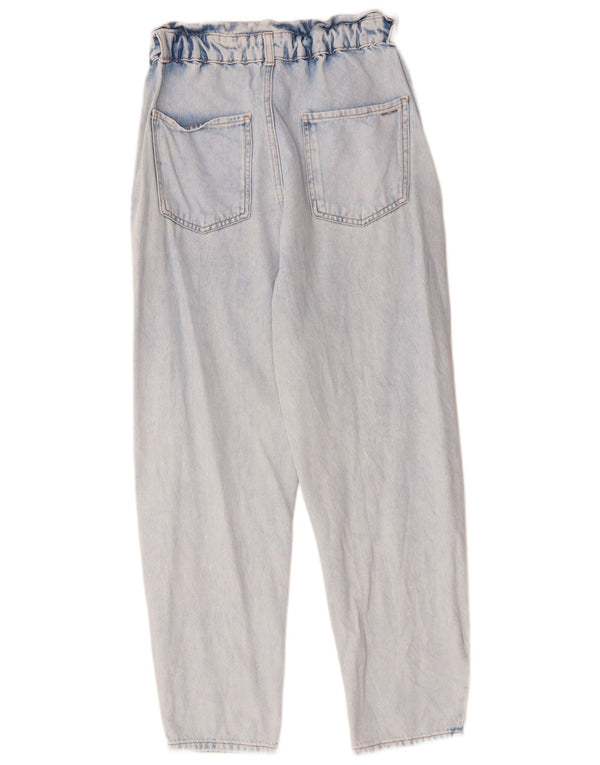 Zara Damen Tapered Jeans EU 36 XS W26 L25 Blau