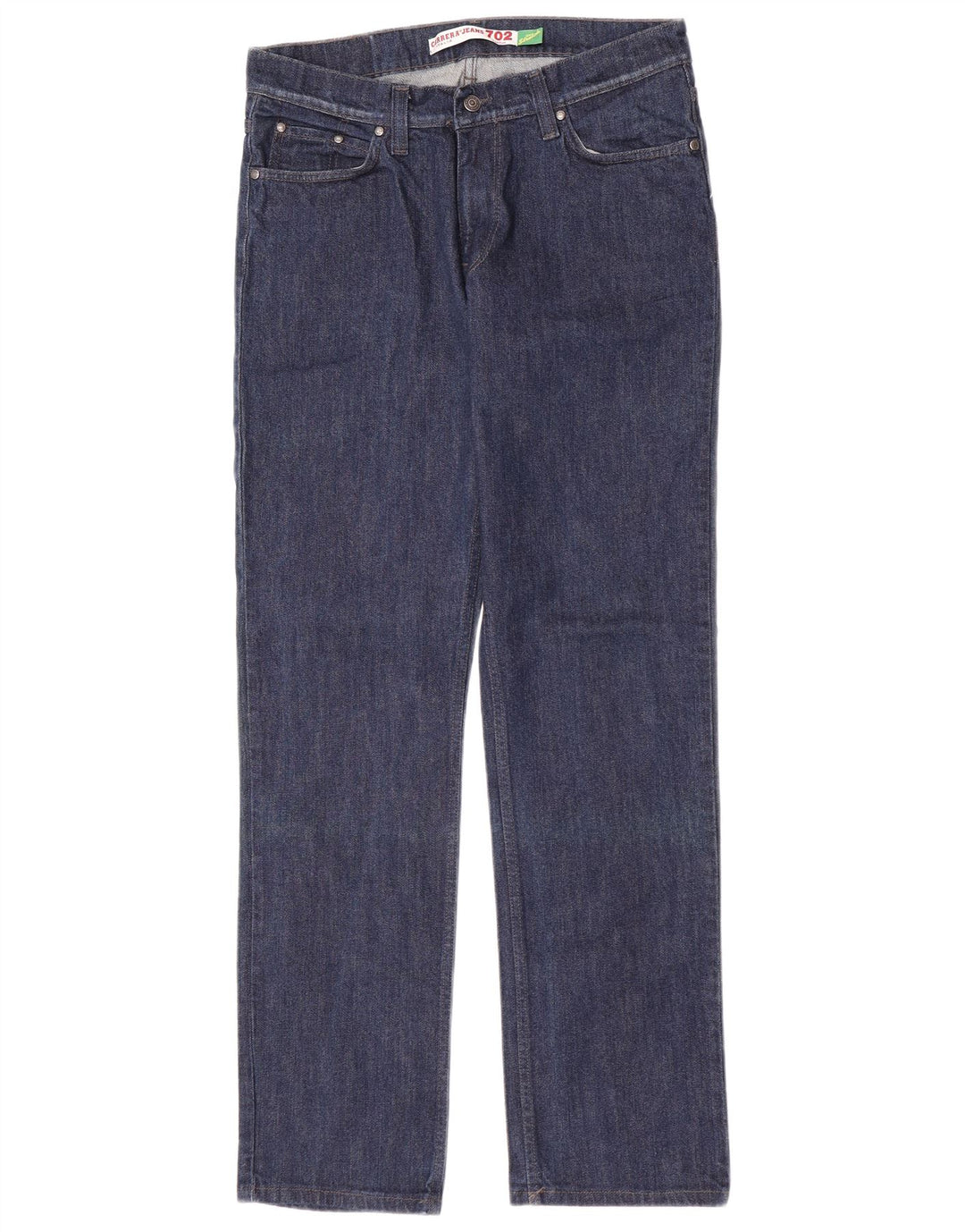 Carrera Herren 702 Straight Jeans W34 L33 Blaue Baumwolle
