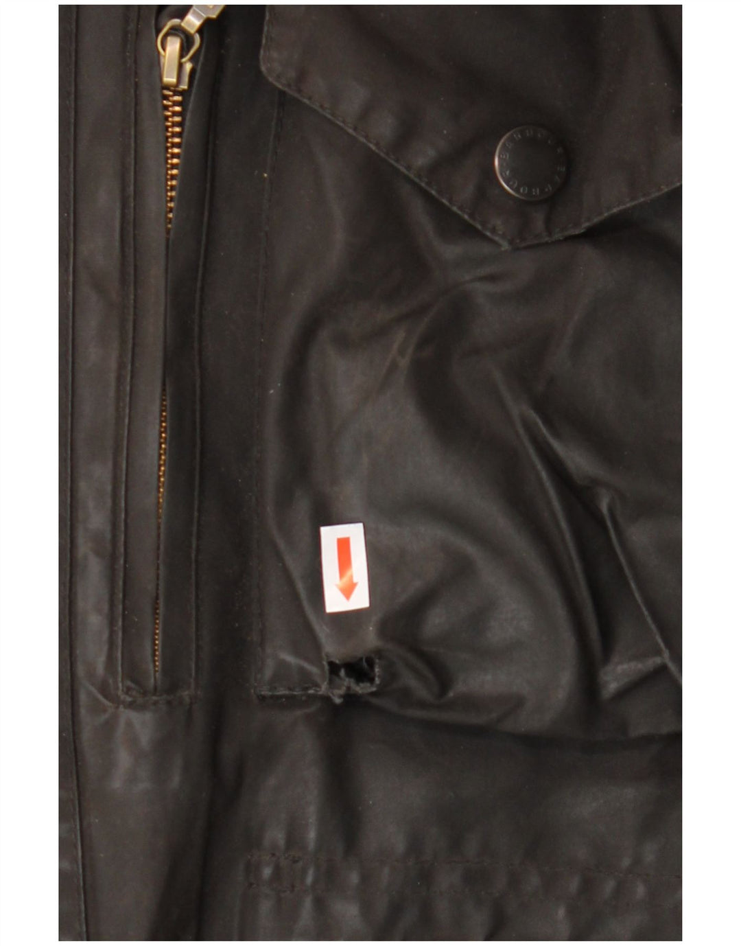 BARBOUR Herrenjacke aus gewachster Baumwolle, UK 38, Mittelbraun