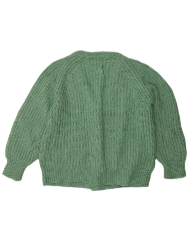 Oasis Damen-Cardigan mit lockerer Passform, UK 14, Mittelgrün, Polyester