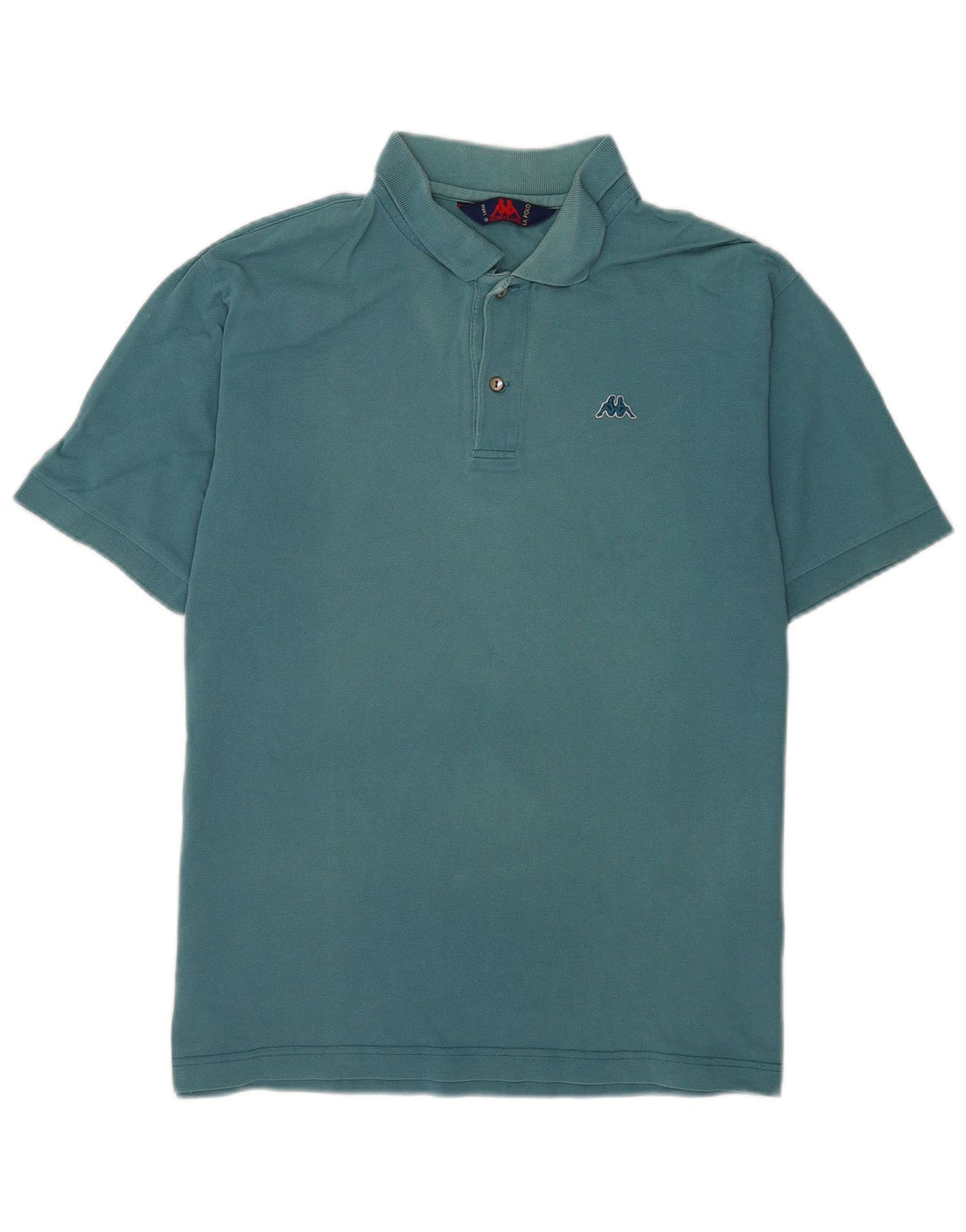 Kappa Herren-Poloshirt, große blaue Baumwolle