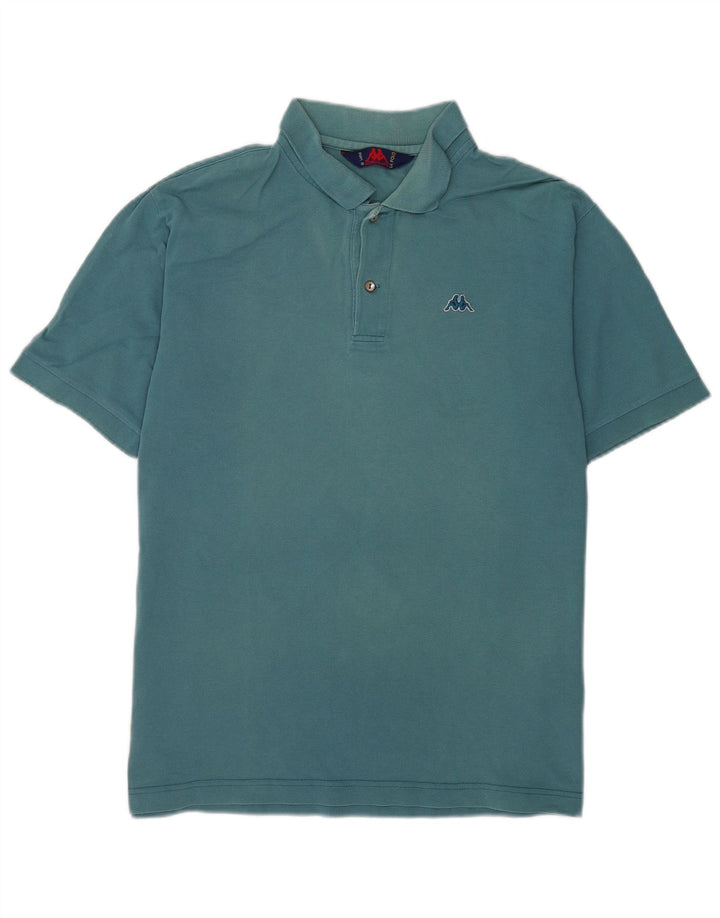 Kappa Herren-Poloshirt, große blaue Baumwolle