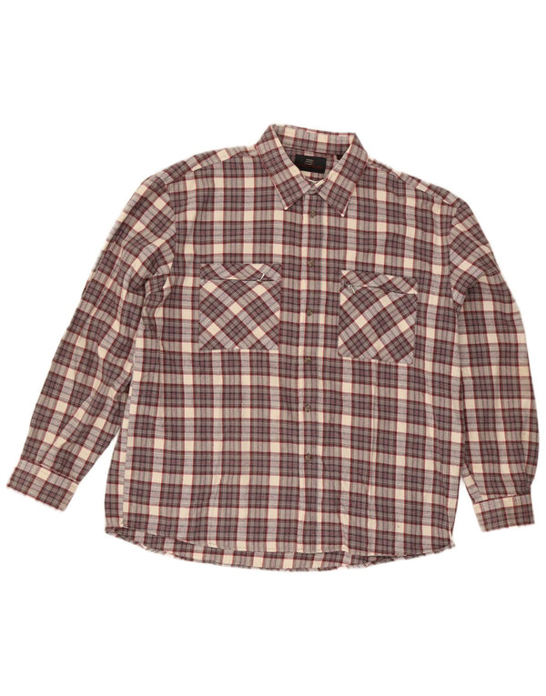 European Project Herren-Flanellhemd 2XL, mehrfarbig, kariert, Baumwolle
