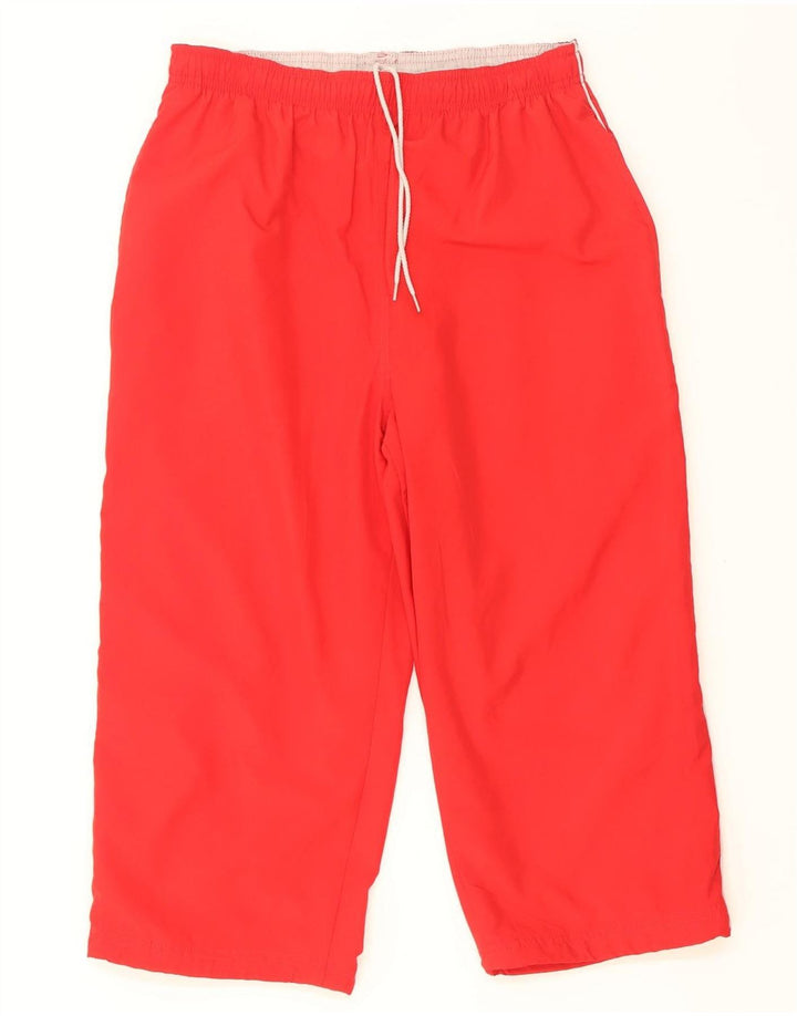 Reebok Herren Capri-Trainingshose, Größe S, Rot