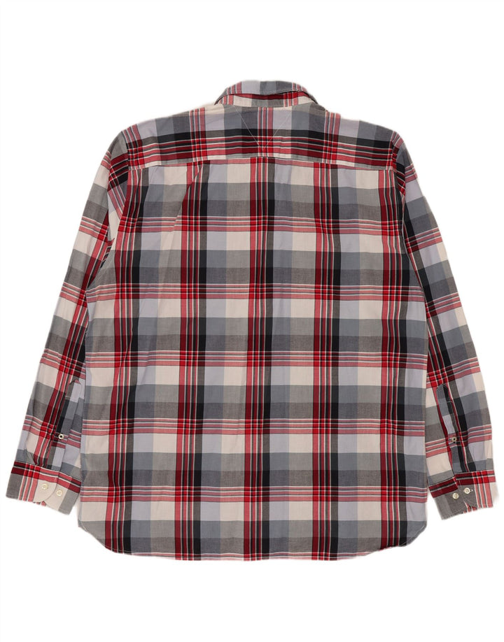 Tommy Hilfiger Herren-Hemd mit normaler Passform, 2XL, mehrfarbig, kariert, Baumwolle