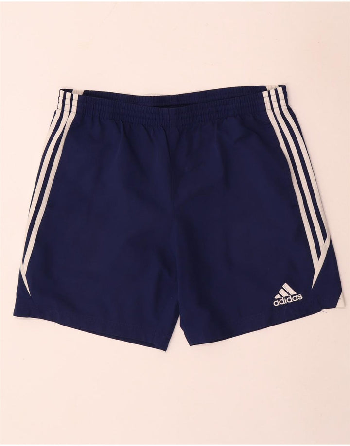 Adidas Herren-Sportshorts, groß, marineblau, Colourblock-Polyester