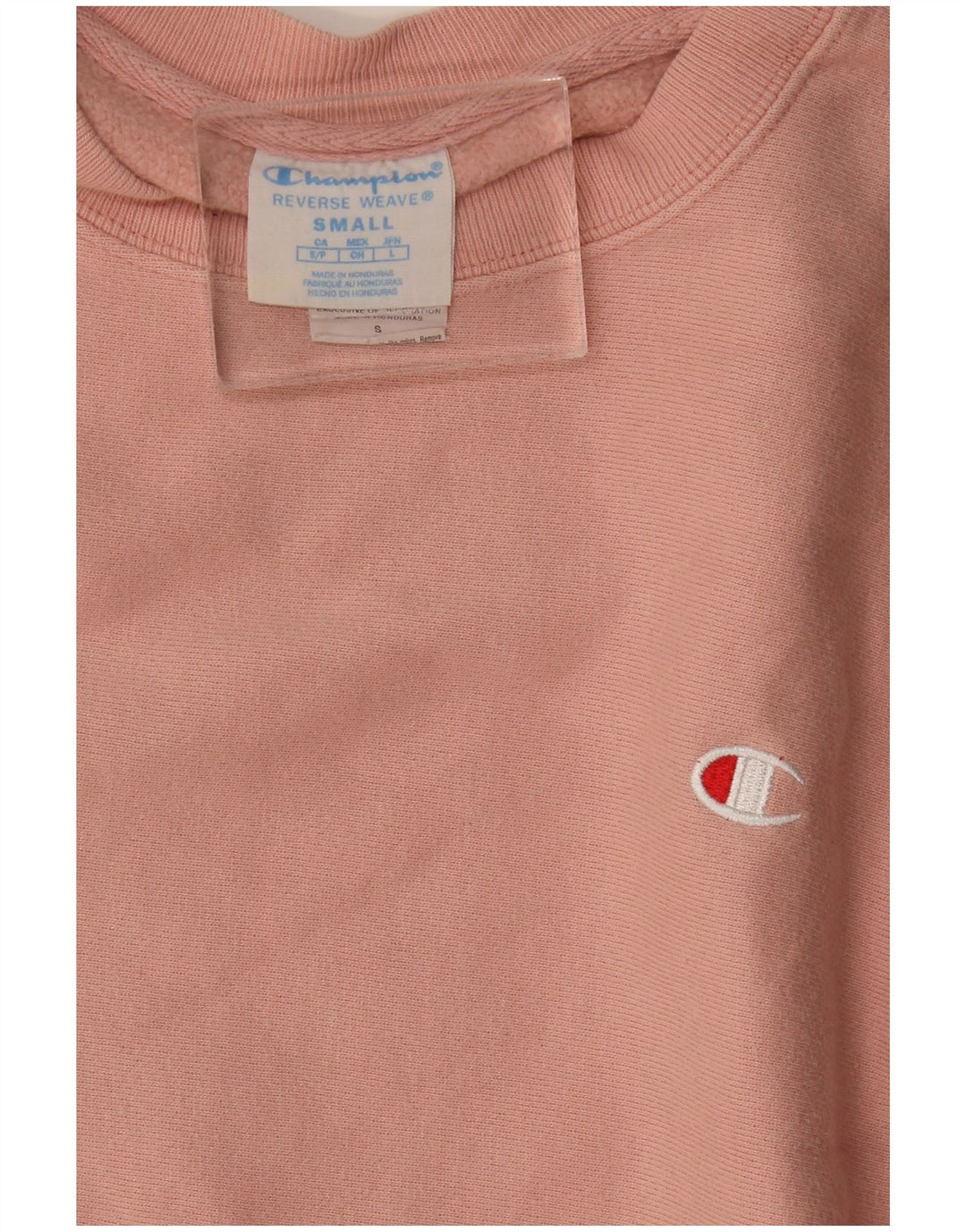 Champion Herren-Sweatshirt, Pullover, Größe S, rosa, Baumwolle