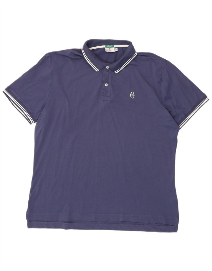 CONTE OF FLORENCE Herren Poloshirt 3XL Marineblau Polyamid