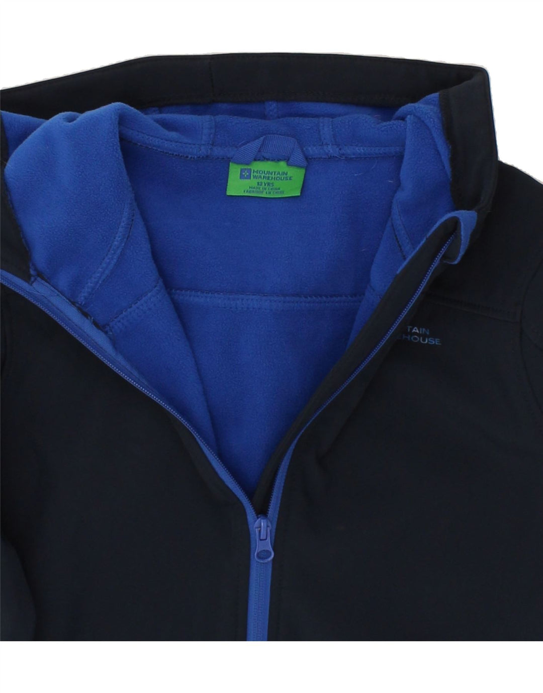 MOUNTAIN WAREHOUSE Boys Zip Hoodie Sweater 12-13 Years Navy Blue Polyester Vintage Mountain Warehouse and Second-Hand Mountain Warehouse from Messina Hembry 