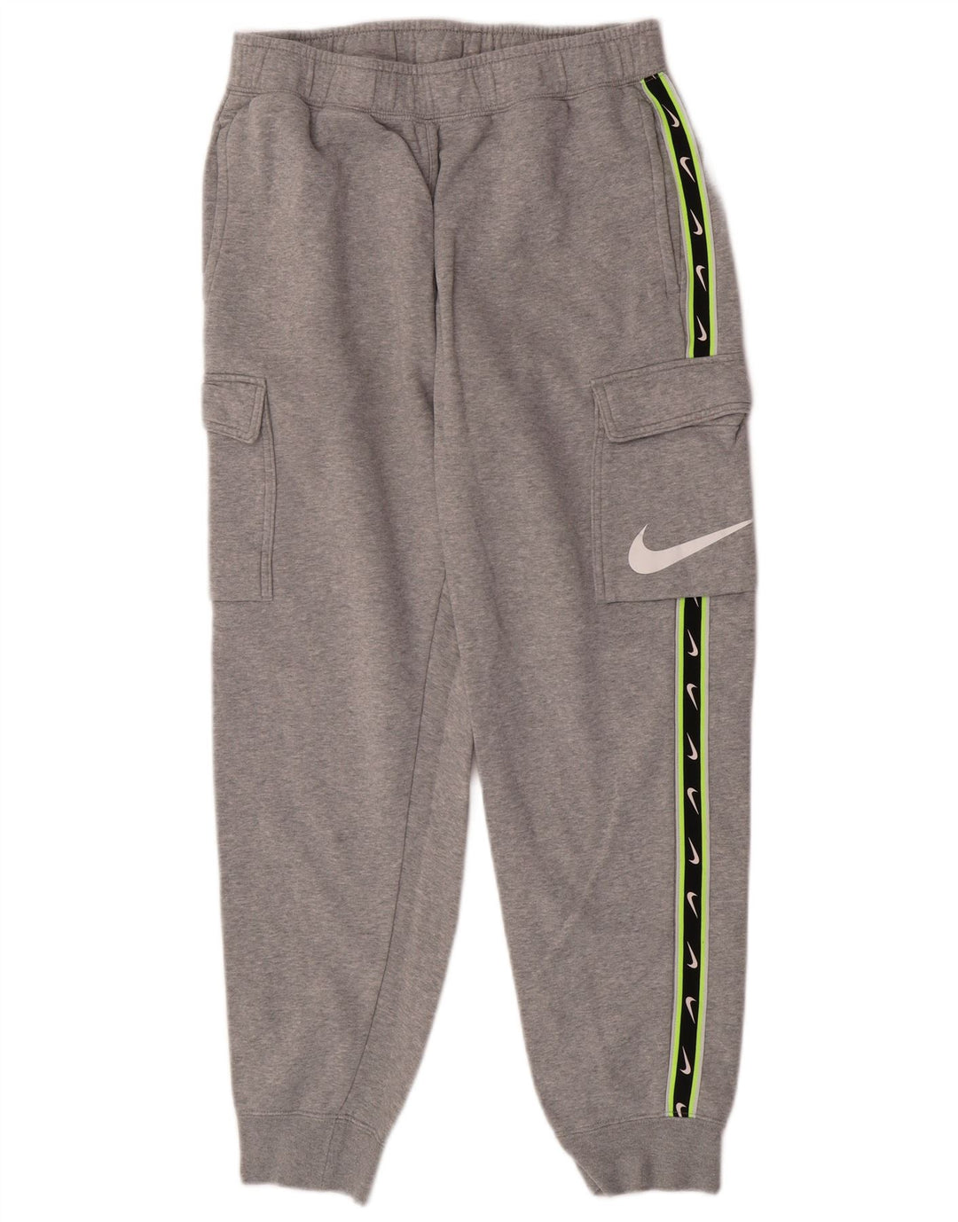 Nike Herren-Trainingsanzug mit grafischer Cargo-Hose, mittelgrau, Farbblock