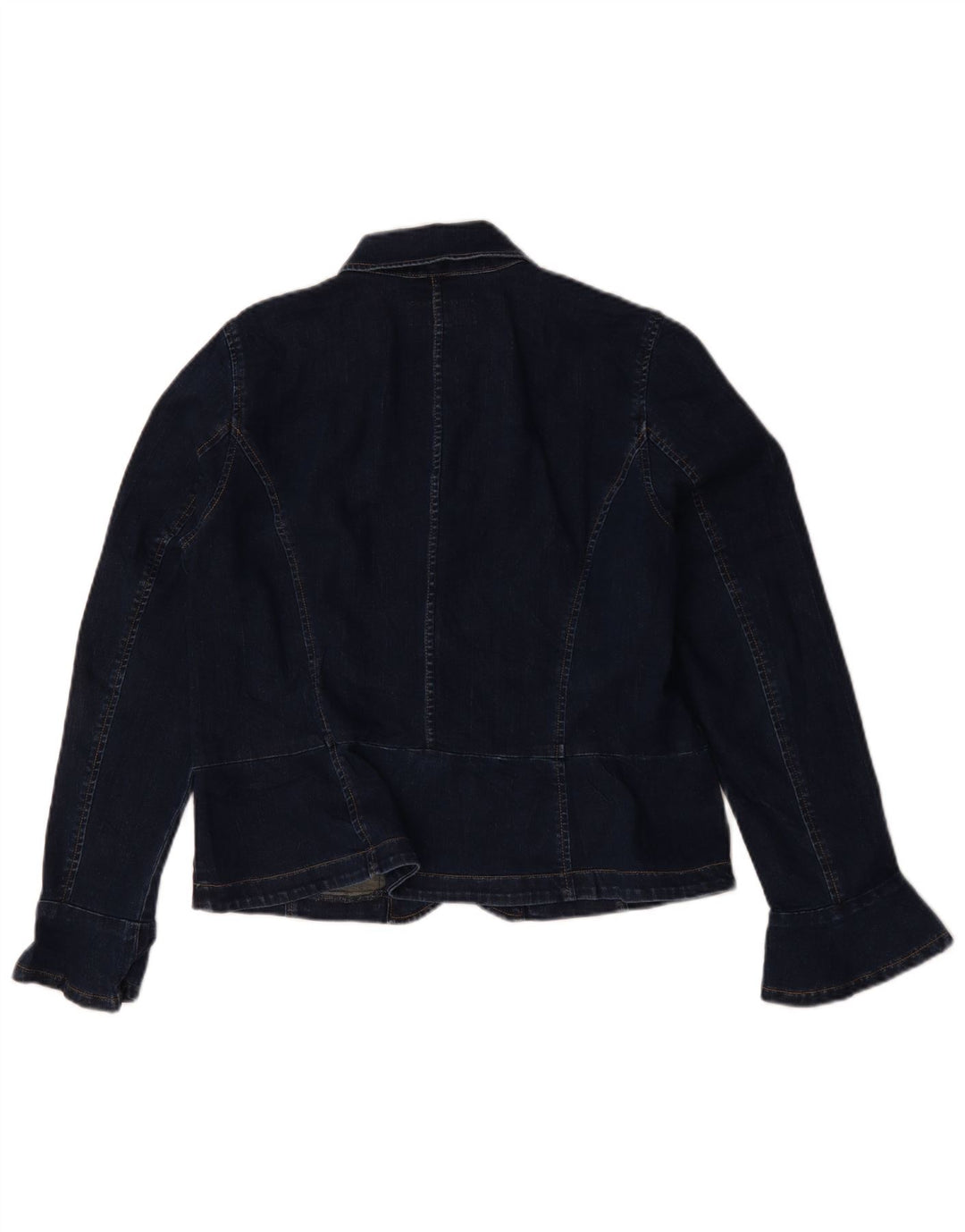 Ralph Lauren Damen Jeansjacke US 14 XL Marineblaue Baumwolle